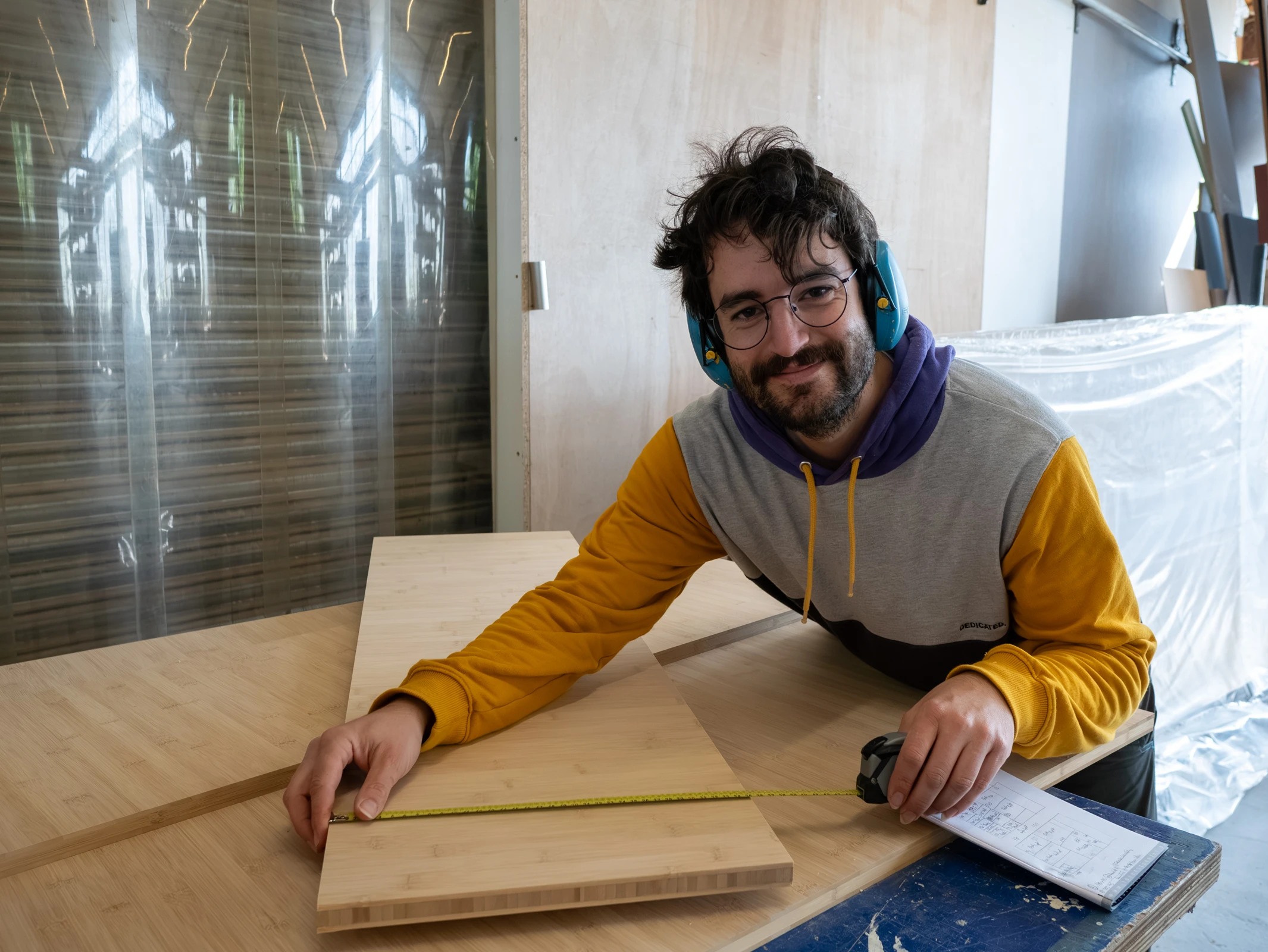 Portrait of Simon Rey, owner of Reifier, Furniture maker in Amsterdam