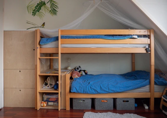 Image of the Dissymmetralised Beds creation from Reifier, furniture maker in Amsterdam.